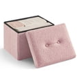 thumbnail image 1 of Otomana plegable SONGMICS Jelly Pink ULSF094R01, 1 of 7