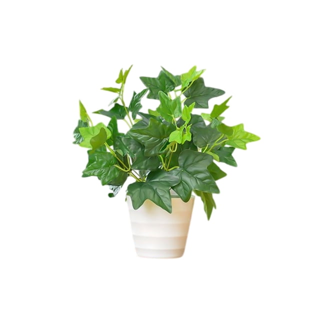 Plantas en Macetas Artificiales Simulación de la Planta Verde Artificial Decoración Del Vestíbulo Del Hotel de la Oficina en Macetas Planta Verde Decoración Del Hogar Planta Artificial