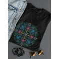 thumbnail image 3 of Round Pattern Indian Textures T-Shirt Women -Image by Shutterstock, Female Medium, 3 of 4