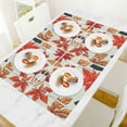 thumbnail image 3 of Fenyluxe C&amp;F Home Rylie Quilted Reversible Vintage Design Placemat Set 4 Rectangle Oblong Machine Washable Mats Floral Leaves Fall Harvest Autumn Kitchen Dining Table Placemat Set of 4 11.8*17.7in, 3 of 6