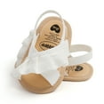 thumbnail image 6 of nvzhuang Baby Girl Summer Sandals, Cute Ruffle Flats Non-Slip Soft Sole Infant First Walkers, 6 of 9