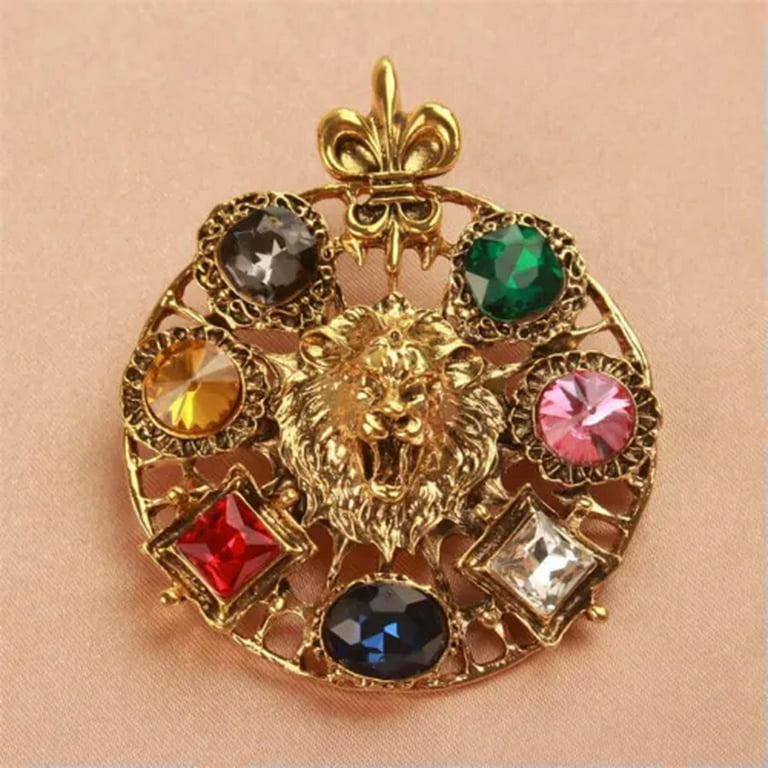 小物 Bonne affaire WBQF Vintage Crystal Flower Brooch Elegant Luxury Corsage