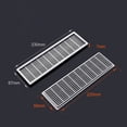 thumbnail image 5 of ABS Vent Grill Kitchen Bedroom Plinth - 220 x 59 mm Ventilation Grille Cover, 5 of 6