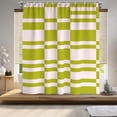 thumbnail image 2 of Boho Mid Century Shower Curtain, Minimalist Abstract Grid Simple Washable Waterproof Fabric for Bathroom Decor Bathtub with Hooks Grass Green 54"W x 78"L (Pack of 1), 2 of 6