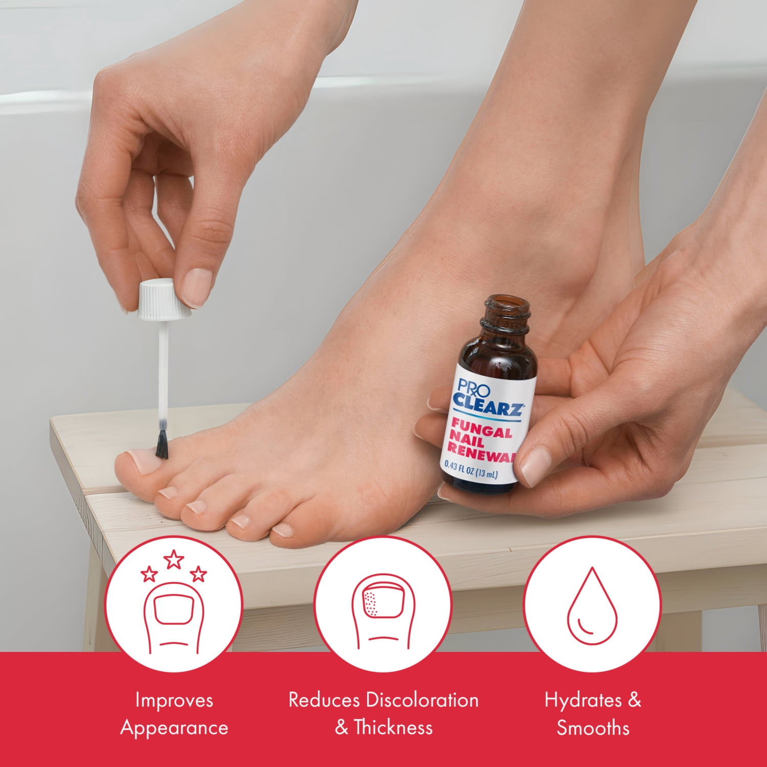 ProClearz Fungal Nail Renewal Solution 3-in-1 Action 0.43 fl oz