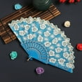 thumbnail image 4 of Paper Fans set for Living Room and Dance—Decorative Handheld Folding Fans by Japanese Cherry Summer Accessory for Home and Parties, 4 of 4