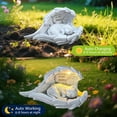 thumbnail image 6 of AUHomi Dog Memorial Gift for Loss of Dog, Peaceful Sleeping Solar Angel Dog Statue Outdoor Waterproof, Resin Dog Figurine Pet Memorial Stone for Garden Grave Markers, Loss of Pet Sympathy Gift (Cat), 6 of 8
