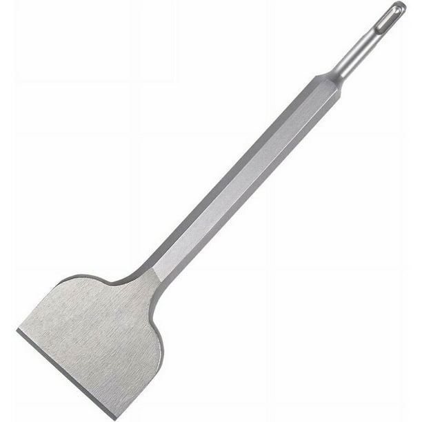 Herramienta innovadora para quitar lechada de baldosas, perfecta para quitar mortero fino, broca cincel SDS Plus ancha de grado industrial, diseñada para martillos rotativos de impacto SDS Plus,