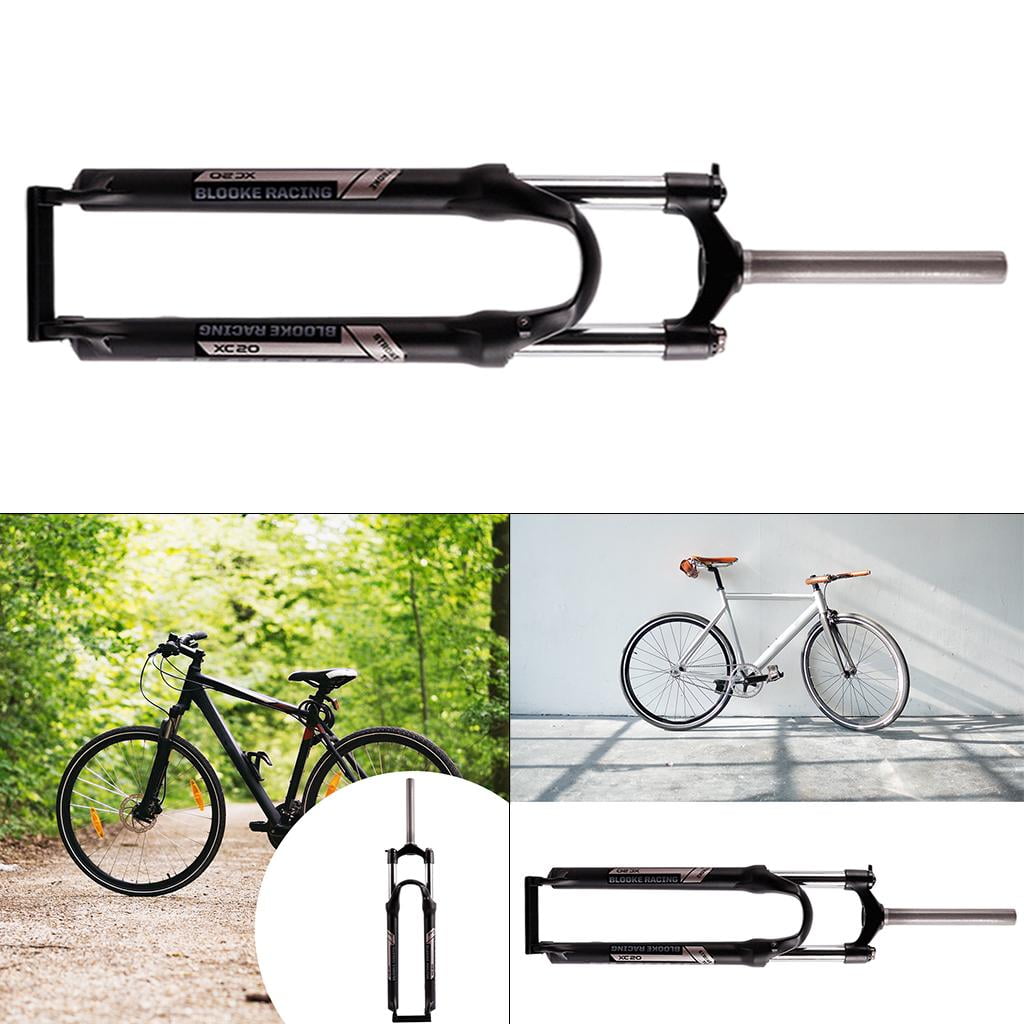 LOVIVER Mountain Forks 26 27.5 29 inch Bike Front Fork with Adjustment 100mm Travel 1 1 8 28.6mm Threadless Steerer 29inch Black Walmart
