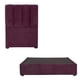 thumbnail image 1 of Recámara Individual Kami Morado con Cabecera + Box Base Cama, 1 of 8