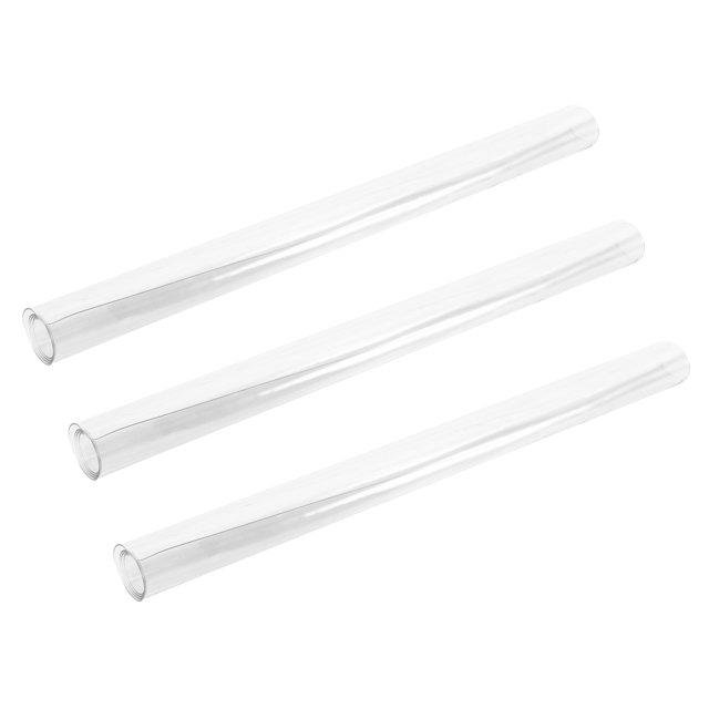 3X Transparent Waterproof PVC Table Cloth Solid Pattern Oil-Proof Glass Soft Cloth 1.0mm Desk Mat Cover 40X40cm,3 x pvc table cloth,Transparent