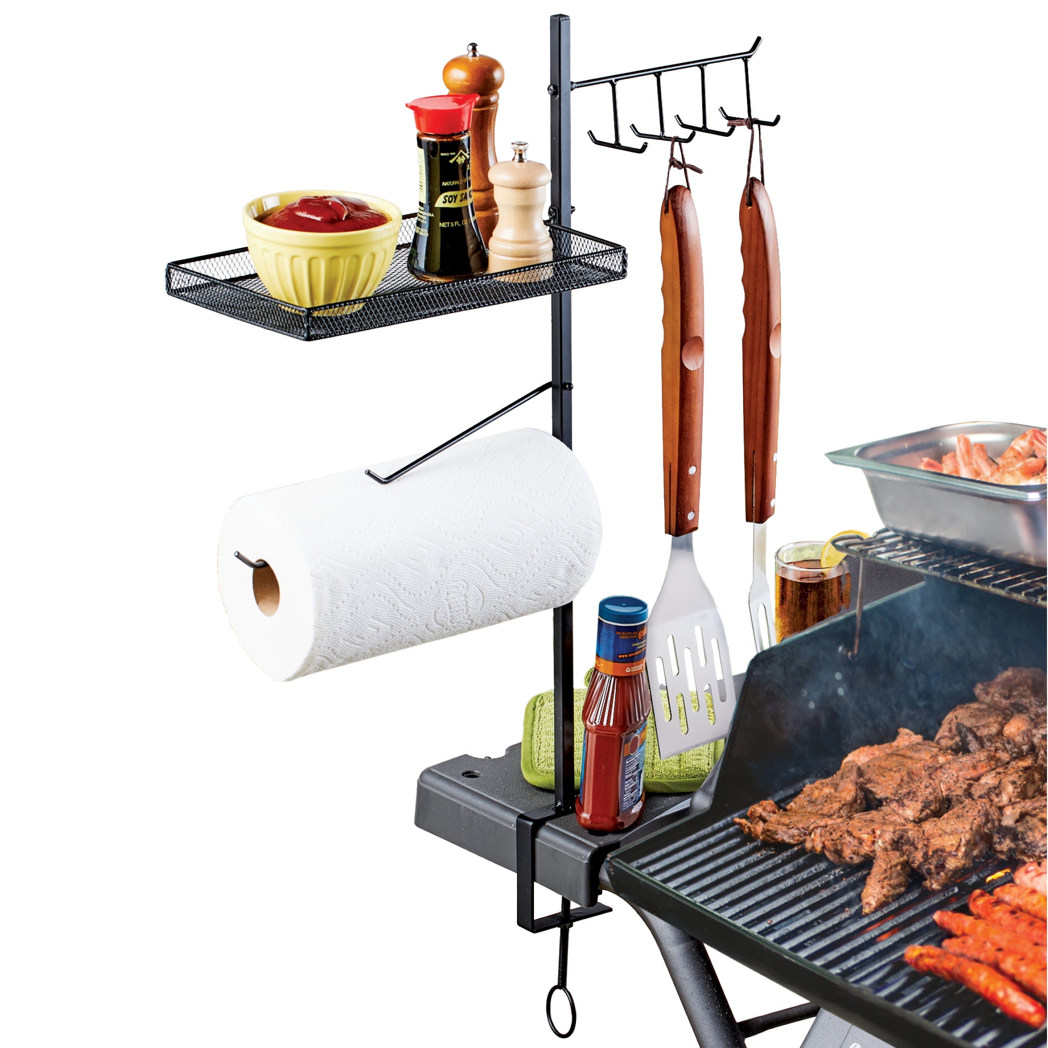 Clip N Rip Portable Paper Towel Holder Clamp for Workshop BBQ Painting Ladder 