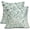 Teal Cream, variant on Olive Green Floral Pillow Covers 20x20 Set of 2 Botanical Print Vintage Spring Flower Plant Cream Decorative Throw Pillow Cases Outdoor Farmhouse Cushion Covers Decor for Sofa Couch Bed