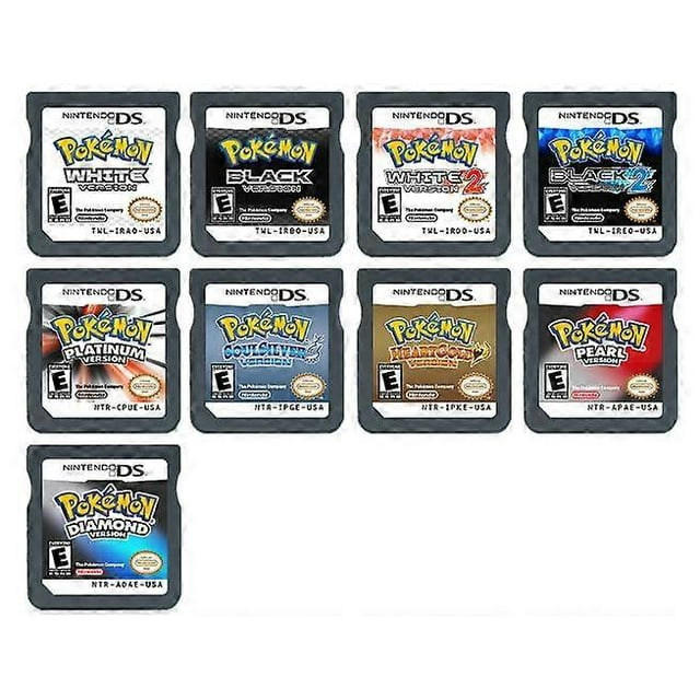 11 Models Classics Game DS Cartridge Console Card - Black 2 for Nintendo DS Consoles