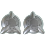 Fashionation Universal iPod/MP3 Stereo Speakers, Silver
