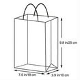 thumbnail image 4 of AZOWA Gift Bags Medium Hot Pink Kraft Paper Bags with Handles (10.6 x 8.7 x 4.3 in, Magenta, 12 Pcs), 4 of 7
