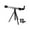 grey, variant on (Clearance) XIANXIAN Kids Astronomical Telescope, Astronomical Landscape Telescope with Tripod, 2 Magnification Eyepieces,Early Science Educational Toys for 7+ Years Old