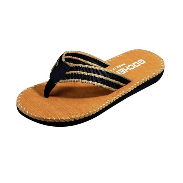 Kcodviy Sandales de Plage d'Été pour Hommes Pantoufles pour Hommes Chaussures Largeur Grand Sandales Pantoufle pour Homme Sandales de Plage