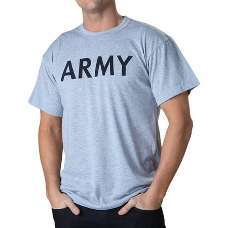 Rothco Grey Physical Training T-Shirt - Army, X-Small