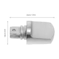 thumbnail image 6 of WRISTBIQUE Stainless Steel Door Knob Locks for Home Security, Universal Fit, 2 Pieces and Easy to Install, 6 of 7