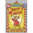 thumbnail image 2 of Girl's Dumbo Timothy Q. Mouse Circus Poster Graphic Tee Athletic Heather Medium, 2 of 5