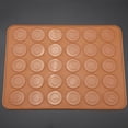 thumbnail image 2 of 30 Agujeros Alfombra de Silicona para Hornear, macarrones Alfombrilla de Silicona Macaron Hoja Pad Pastelería Cake Baking Tool,Tama?o de la cavidad 3.9 x 0.3 cm Ecomeon no, 2 of 6