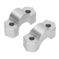 thumbnail image 2 of Handlebar Adapter, Fat Bar Riser Anti Fading Rustproof Aluminium Alloy High Strength  Replacement For F850gs Adventure 2019- For Motorcycle Silver, 2 of 8