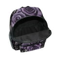 thumbnail image 6 of FORMRS School Backpack with Front Zippered Pocket 12" Student Travel Daypack, Purple Roses, 6 of 6