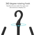 thumbnail image 3 of Heavy Duty Quick Drying Diving Hanger Durable ABS Versatile Diving Hanger with Rotatable Hook for Wetsuits Gloves Fins, 3 of 7