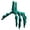 Color:Green, variant on Movable 3D Printed Halloween Skeleton Hand Articulated Decoration Human Skeleton Palm Model For Home Party Display