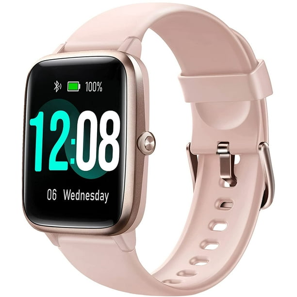 Reloj inteligente rastreador de actividad fisica con monitor de frecuencia cardiaca rastreador de actividad con pantalla tactil de 1 3 pulgadas podometro impermeable IP68 con monitor de sueno contador...