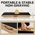 thumbnail image 6 of FICISOG Dog Ramp for Car, 16" to 28" Height Adjustable Pet Ramp for High Bed Couch, Folding Portable Dog Ramp for Small, Old Pet with Upgraded Non-Slip Rubber Surface, Black | Up to 200lb, 6 of 7