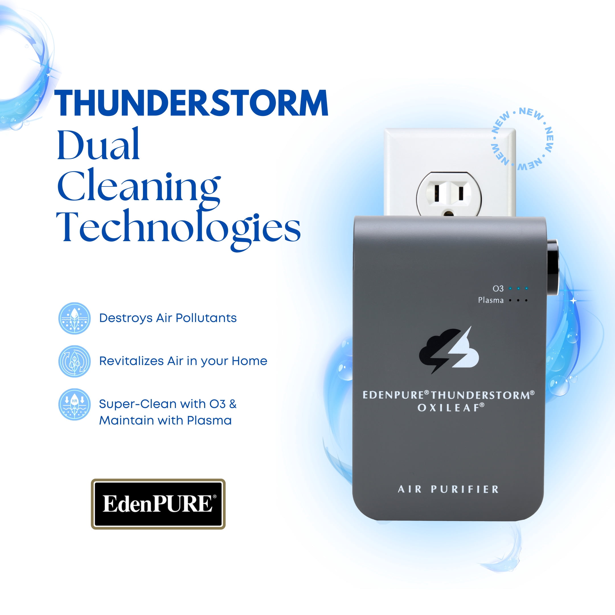 EdenPURE Thunderstorm III Plug-in Air Purifier