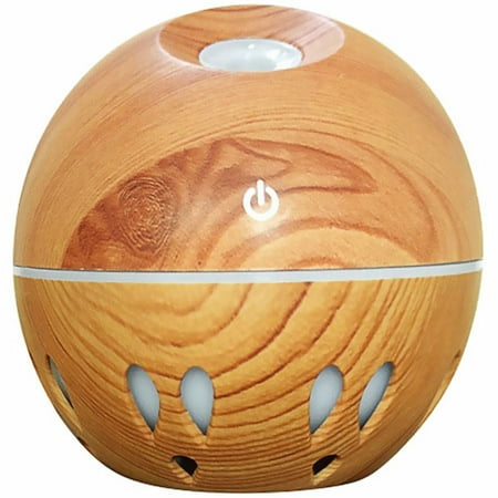 

1 Set Wood Hollow Out Diffuser Mini Air Humidifier Rechargeable Air Humidifier
