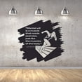 thumbnail image 3 of Lynn Jennings Running Motivation Quotes Mental Will is a Muscle That Needs Exercise Just Like The Muscles of The Body Fitness Inspiration Vinyl Sticker Wall Art Home Decoration Decal Size (10x10 inch), 3 of 3