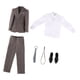thumbnail image 5 of Figuras de acción 1:6 Baoblaze traje completo gris claro 12 pulgadas, 5 of 8