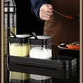 thumbnail image 3 of MesaSe Glass Storage Jars Spice Containers Set with Stainless Steel Lids and Spoons for Sugar Serving Salt Coffee Tea, 3 of 8