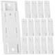 thumbnail image 1 of 15 piezas de soporte de enchufe de montaje en pared soporte autoadhesivo para tira de alimentación sin perforaciones para enrutador WiFi fijador de enchufe reutilizable para cocina, hogar y oficina, 1 of 10