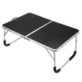 thumbnail image 1 of Unique Bargains Foldable Laptop Table Portable Picnic Bed Tables Snacks Reading Desks, Black, 1 of 5