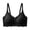Black, variant on Women's Bras No Underwire Scalloped Push Up Buttery Soft Tshirt Bra Seamless Full Coverage Convertible Everyday Bra