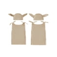 thumbnail image 2 of RUINIXCW Kids Halloween Lamb Sheep Costume Toddler Baby Girl Halloween Cosplay Outfit Sleeveless Tie Shoulder Warm Lining Tank Dress with Ears Hat, 2 of 10