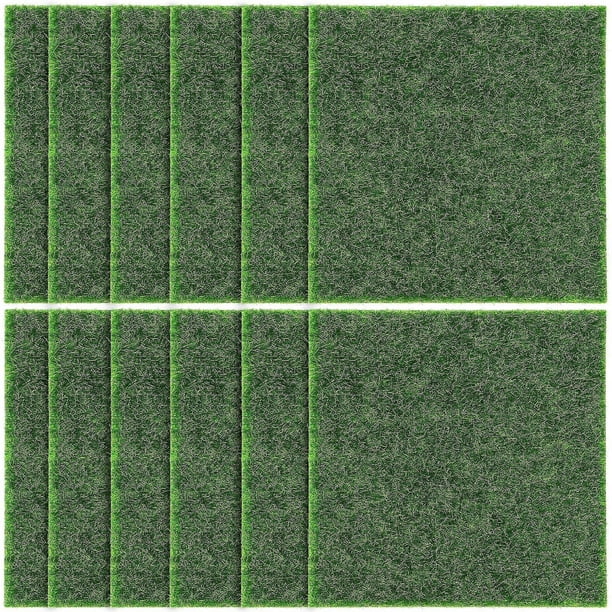 12Pcs Artificial Moss Fake Moss Grass Sheets Garden Artificial Grass Decor