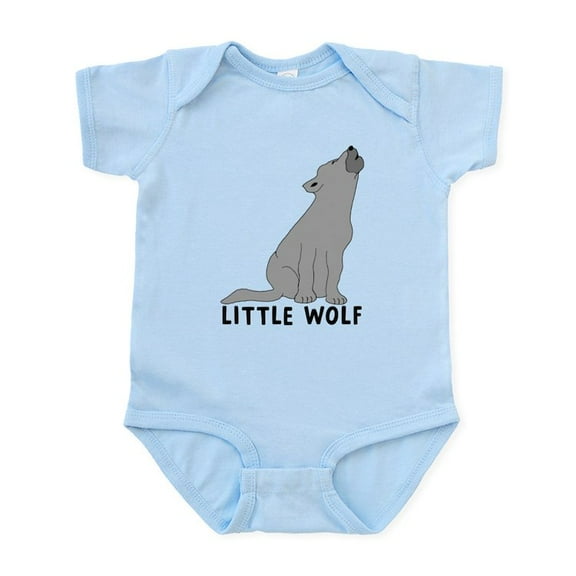 CafePress - Little Wolf Baby Light Bodysuit - Baby Light Bodysuit, Size Newborn - 24 Months