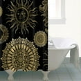 thumbnail image 5 of Gothic Shower Curtain Set - Dark Celestial Moon & Star Print, Mystical Cosmic Bath Decor, Waterproof Polyester 72"x84", Goth Aesthetic Gift, 5 of 5