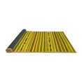 thumbnail image 2 of Ahgly Company Indoor Round Abstract Yellow Modern Area Rugs, 8' Round, 2 of 4