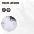 thumbnail image 2 of SHISUYAN 1Pc Bridal Design Decor Flower Veil Wedding Dress Accessory Hair Decor for Bride, 2 of 8