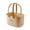 Khaki, variant on Hewann Shower Caddy Lastic Portable Shower Caddy Tote Organizer Basket - Flexible Silicone Handle, Quick Drain Design, Multi-Purpose Storage for Bathroom, Kitchen, Dorm Room