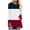 Red, variant on Blouses for Women,Long Sleeve 2024 Autumn Plus Size Hide Belly Tops to Wear with Leggings Casual Tunics Oversized Sweaters Color Block Print Round Neck T Shirt Loose Pullover Sweatshirts