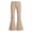 #00-Khaki, variant on Girls Flare School Uniform Pants Kids Wide Leg Bell Bottoms Mid Rise Elastic Waist Loose Back To School Casual Pants with Pockets, Gold, 7-8 Years