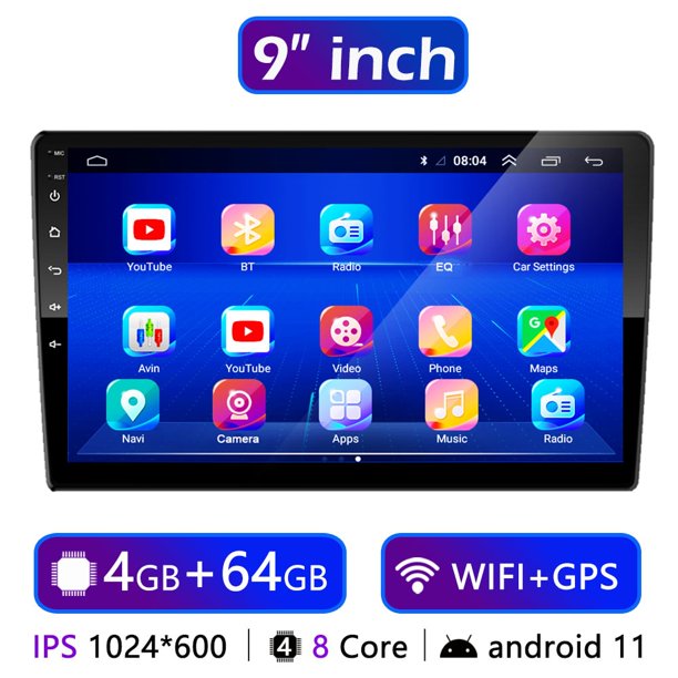 2 Din Android 7 9 10 13 pulgadas reproductor de vídeo Multimedia para coche 2DIN Radio Estéreo GPS para estilo Tesla Nissan Hyundai Kia Toyota Honda Deng Xun unisex